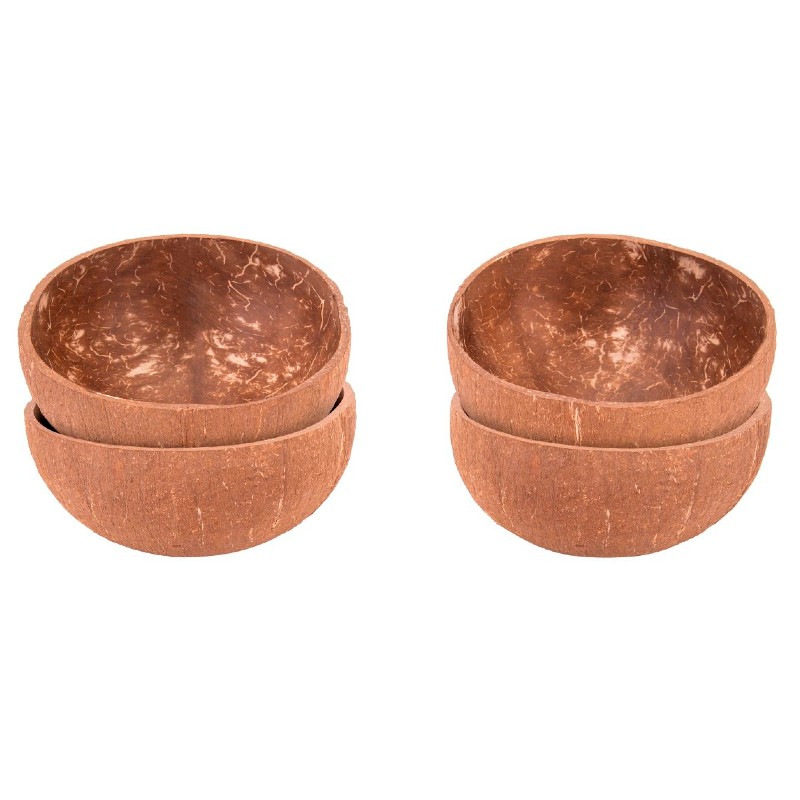 Coconut Bowls Natural Family Pack